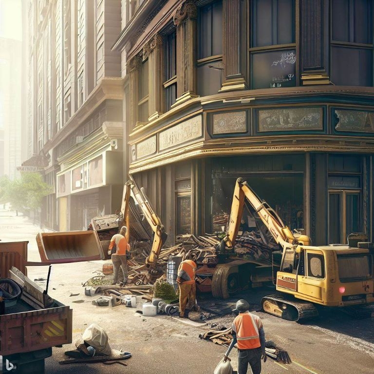 Vaciado de locales comerciales en Barcelona